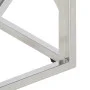 Mesa de centro acero inoxidable plateado y madera maciza acacia de , Mesas de centro - Ref: Foro24-349951, Precio: 150,72 €, ...