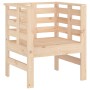 Sillas de jardín 2 uds madera maciza pino 61,5x53x71 cm de , Sillas de jardín - Ref: Foro24-825128, Precio: 91,74 €, Descuent...