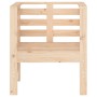 Sillas de jardín 2 uds madera maciza pino 61,5x53x71 cm de , Sillas de jardín - Ref: Foro24-825128, Precio: 91,74 €, Descuent...