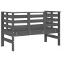 Banco de jardín madera maciza de pino gris 111,5x53x71 cm de , Bancos de jardín - Ref: Foro24-825137, Precio: 106,52 €, Descu...