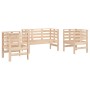 Juego de muebles de jardín 3 piezas madera maciza de pino de , Conjuntos de jardín - Ref: Foro24-825142, Precio: 150,02 €, De...