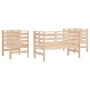 Juego de muebles de jardín 3 piezas madera maciza de pino de , Conjuntos de jardín - Ref: Foro24-825142, Precio: 150,02 €, De...