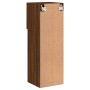 Muebles de TV con luces LED 2 uds marrón roble 30,5x30x90 cm de , Muebles TV - Ref: Foro24-837014, Precio: 97,07 €, Descuento: %