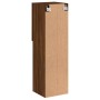 Muebles de TV con luces LED 2 uds marrón roble 30,5x30x102 cm de , Muebles TV - Ref: Foro24-837028, Precio: 101,17 €, Descuen...