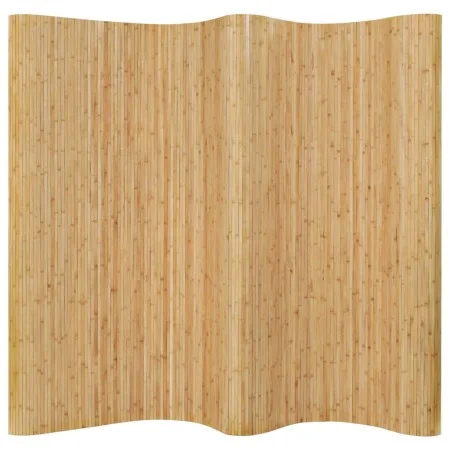 Biombo divisor de bambú natural 250x165 cm de vidaXL, Divisores de ambientes - Ref: Foro24-247197, Precio: 67,25 €, Descuento: %