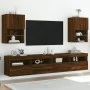 Muebles de TV con luces LED 2 uds roble 40,5x30x60 cm de , Muebles TV - Ref: Foro24-837042, Precio: 77,06 €, Descuento: %
