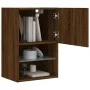 Muebles de TV con luces LED 2 uds roble 40,5x30x60 cm de , Muebles TV - Ref: Foro24-837042, Precio: 77,06 €, Descuento: %