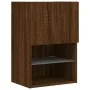 Muebles de TV con luces LED 2 uds roble 40,5x30x60 cm de , Muebles TV - Ref: Foro24-837042, Precio: 77,06 €, Descuento: %