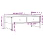Mesa de centro madera de ingeniería roble Sonoma 101x49x39,5 cm de , Mesas de centro - Ref: Foro24-837738, Precio: 68,55 €, D...
