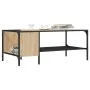 Engineered wood shelf center table Sonoma oak 100x51x40 cm by , Coffee table - Ref: Foro24-837733, Price: 40,00 €, Discount: %