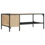 Engineered wood shelf center table Sonoma oak 100x51x40 cm by , Coffee table - Ref: Foro24-837733, Price: 40,00 €, Discount: %