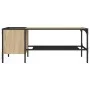 Engineered wood shelf center table Sonoma oak 100x51x40 cm by , Coffee table - Ref: Foro24-837733, Price: 40,00 €, Discount: %