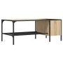 Engineered wood shelf center table Sonoma oak 100x51x40 cm by , Coffee table - Ref: Foro24-837733, Price: 40,00 €, Discount: %