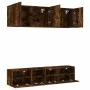 Muebles de TV de pared 5 pzas madera ingeniería roble ahumado de , Muebles TV - Ref: Foro24-3216515, Precio: 152,53 €, Descue...