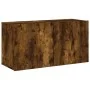 Muebles de TV de pared 5 pzas madera ingeniería roble ahumado de , Muebles TV - Ref: Foro24-3216515, Precio: 152,53 €, Descue...