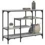 Mesa consola con estantes gris Sonoma 100x35x75 cm de , Mesas auxiliares - Ref: Foro24-837790, Precio: 56,69 €, Descuento: %