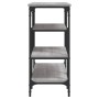 Mesa consola con estantes gris Sonoma 100x35x75 cm de , Mesas auxiliares - Ref: Foro24-837790, Precio: 57,39 €, Descuento: %