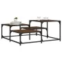 Mesa de centro madera ingeniería roble marrón 87,5x87,5x40 cm de , Mesas de centro - Ref: Foro24-837746, Precio: 42,73 €, Des...