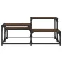 Mesa de centro madera ingeniería roble marrón 87,5x87,5x40 cm de , Mesas de centro - Ref: Foro24-837746, Precio: 42,73 €, Des...