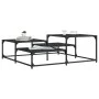 Mesa de centro madera de ingeniería negro 107x107x40 cm de , Mesas de centro - Ref: Foro24-837752, Precio: 51,57 €, Descuento: %