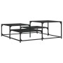 Mesa de centro madera de ingeniería negro 107x107x40 cm de , Mesas de centro - Ref: Foro24-837752, Precio: 52,05 €, Descuento: %