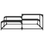 Mesa de centro madera de ingeniería negro 107x107x40 cm de , Mesas de centro - Ref: Foro24-837752, Precio: 51,57 €, Descuento: %