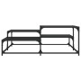 Mesa de centro madera de ingeniería negro 107x107x40 cm de , Mesas de centro - Ref: Foro24-837752, Precio: 52,05 €, Descuento: %