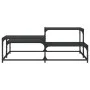 Mesa de centro madera de ingeniería negro 107x107x40 cm de , Mesas de centro - Ref: Foro24-837752, Precio: 51,57 €, Descuento: %