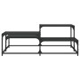 Mesa de centro madera de ingeniería negro 107x107x40 cm de , Mesas de centro - Ref: Foro24-837752, Precio: 52,05 €, Descuento: %