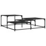Mesa de centro madera de ingeniería negro 107x107x40 cm de , Mesas de centro - Ref: Foro24-837752, Precio: 51,57 €, Descuento: %
