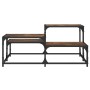 Mesa de centro madera ingeniería roble ahumado 87,5x87,5x40 cm de , Mesas de centro - Ref: Foro24-837744, Precio: 41,75 €, De...