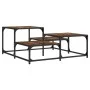 Couchtisch aus geräuchertem Eichenholzwerkstoff, 87,5 x 87,5 x 40 cm von , Couchtisch - Ref: Foro24-837744, Preis: 41,25 €, R...