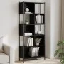 Estantería de madera de ingeniería negra 72x28x172 cm de , Librerías y estanterías - Ref: Foro24-3213652, Precio: 97,51 €, De...
