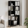 Estantería de madera de ingeniería negra 72x28x172 cm de , Librerías y estanterías - Ref: Foro24-3213652, Precio: 98,70 €, De...