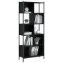 Estantería de madera de ingeniería negra 72x28x172 cm de , Librerías y estanterías - Ref: Foro24-3213652, Precio: 97,51 €, De...