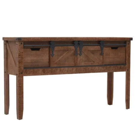 Mesa consola de madera de abeto maciza marrón 131x35,5x75 cm de vidaXL, Mesas auxiliares - Ref: Foro24-246121, Precio: 214,97...