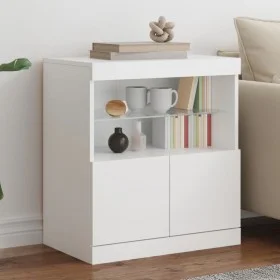 Sideboard with white LED lights 60x37x67 cm by , Sideboards - Ref: Foro24-836651, Price: 77,51 €, Discount: %