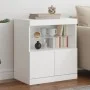 Sideboard with white LED lights 60x37x67 cm by , Sideboards - Ref: Foro24-836651, Price: 77,51 €, Discount: %