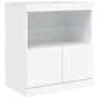 Aparador con luces LED blanco 60x37x67 cm de , Aparadores - Ref: Foro24-836651, Precio: 79,58 €, Descuento: %
