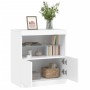 Aparador con luces LED blanco 60x37x67 cm de , Aparadores - Ref: Foro24-836651, Precio: 79,58 €, Descuento: %