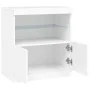 Sideboard with white LED lights 60x37x67 cm by , Sideboards - Ref: Foro24-836651, Price: 77,51 €, Discount: %