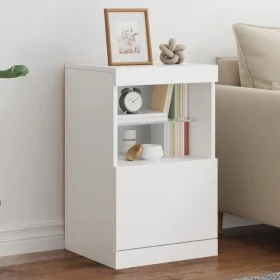 Sideboard mit weißen LED-Leuchten 41x37x67 cm von , Sideboards - Ref: Foro24-836679, Preis: 57,97 €, Rabatt: %