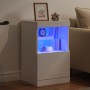 Aparador con luces LED blanco 41x37x67 cm de , Aparadores - Ref: Foro24-836679, Precio: 59,65 €, Descuento: %