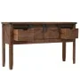 Mesa consola de madera de abeto maciza marrón 131x35,5x75 cm de vidaXL, Mesas auxiliares - Ref: Foro24-246121, Precio: 214,97...