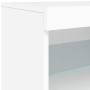 Aparador con luces LED blanco 41x37x67 cm de , Aparadores - Ref: Foro24-836679, Precio: 59,65 €, Descuento: %