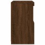 Aparador con luces LED roble marrón 41x37x67 cm de , Aparadores - Ref: Foro24-836685, Precio: 57,62 €, Descuento: %