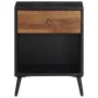 Mesita de noche madera maciza de teca 40x30x50 cm de , Mesitas de noche - Ref: Foro24-358529, Precio: 72,56 €, Descuento: %