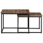 Stackable coffee tables 2 units solid teak wood by , Coffee table - Ref: Foro24-358536, Price: 96,57 €, Discount: %