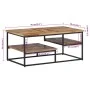 Mesa de centro teca reciclada maciza 90x50x39 cm de , Mesas de centro - Ref: Foro24-358517, Precio: 135,13 €, Descuento: %
