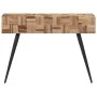 Solid recycled teak console table 110x34x80 cm by , Side tables - Ref: Foro24-358520, Price: 105,90 €, Discount: %